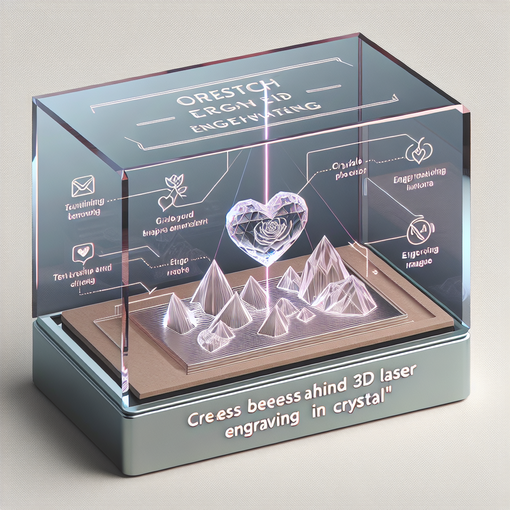 El proceso detrás del grabado láser en cristales 3D